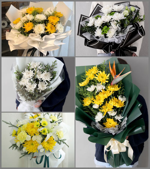 河北张家口蔚县蔚州镇白事花束代送